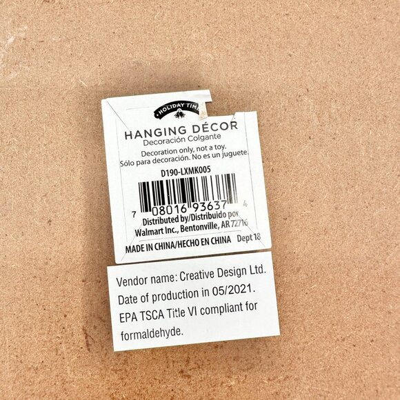 Hot Apple Cider Hanging Sign 11x8.5 Red Beige By Holiday Time 2021 Autumn Decor - Picture 4 of 5